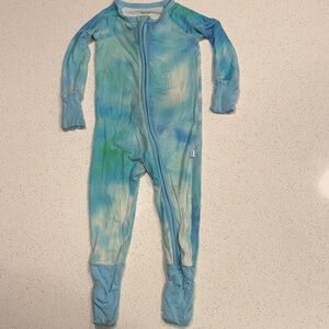 Little Sleepies Aqua and Sky Kids Footie